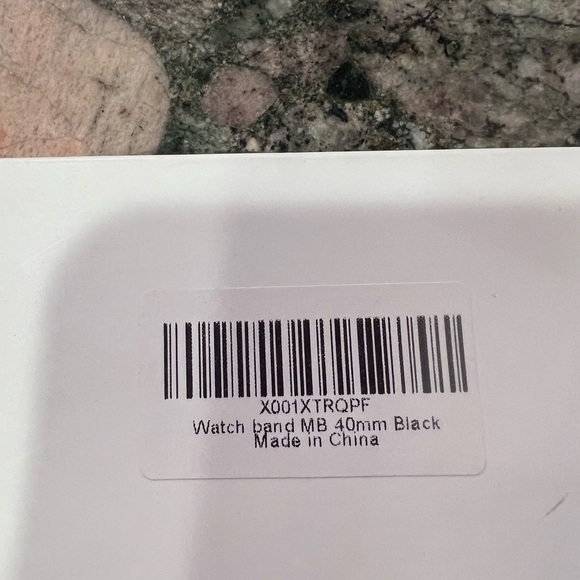 BLACK 40 mm Apple Watch band - Picture 4 of 4